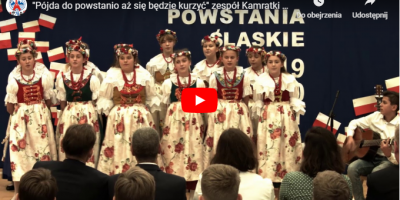 [Video]  Piosenki z Powstań Śląskich – występ zespołu Kamratki z Tworoga w SP 12