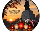 Zapalenie zniczy pod pomnikiem